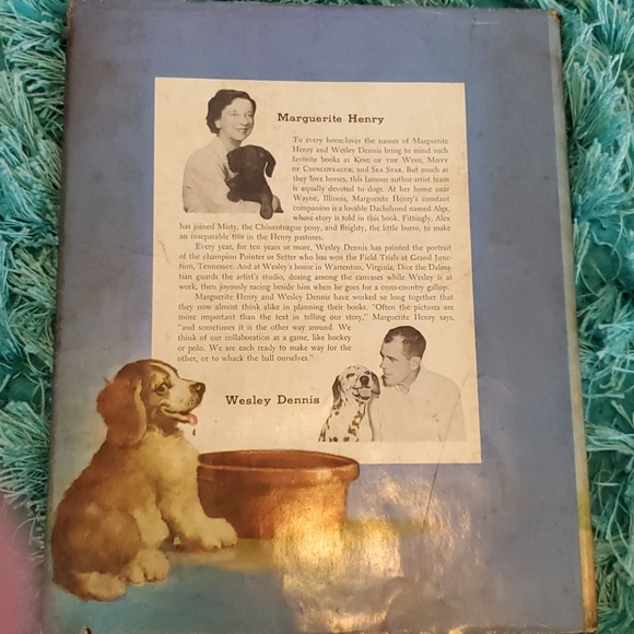 1955 wagging tails h/c book m. Henry - Picture 2 of 5